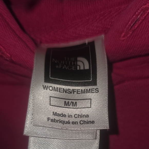 The North Face Pink Hoodie with Orange Logo - Picture 2 of 5